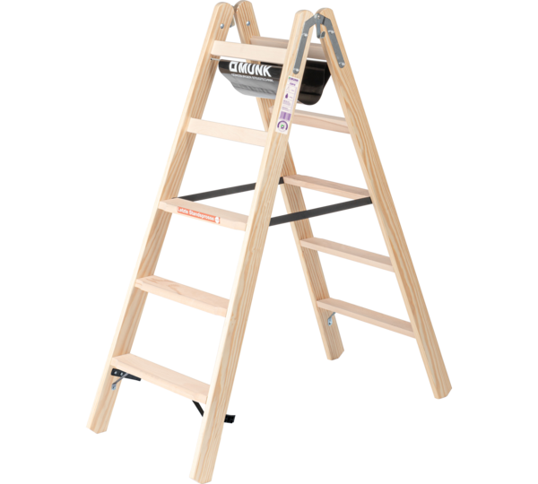 Stufen-Stehleiter Holz | © MUNK GmbH